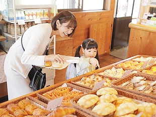 軽めのお食事に「高原のパン屋」